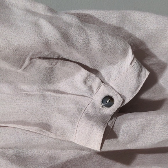 Soft Surroundings Women's Pink/Purple Button Down Long Sleeve Blouse Size M - Picture 4 of 7